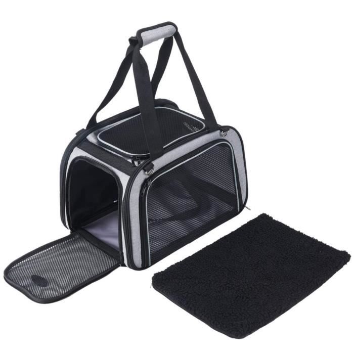 Sac Transport Chat Porte Main Ou Epaule Chiot Chaton Panier Transport Chat Voyage En Train Voiture Avion Homologue 43 28 28cm Achat Vente Panier De Transport Sac Transport Chat Porte Main Cdiscount