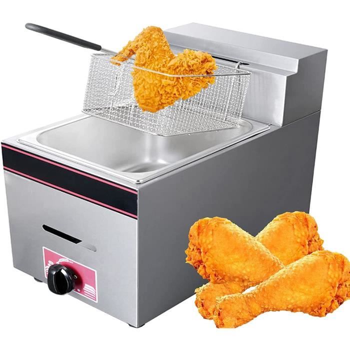 1615•{SUPER} NEU VINTAGE Friteuse électrique Acier inoxydable 6 L 2000