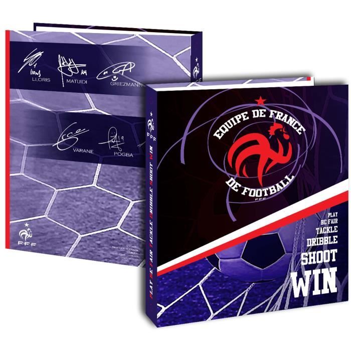 Collection Officielle Equipe de FRANCE de football Classeur FFF