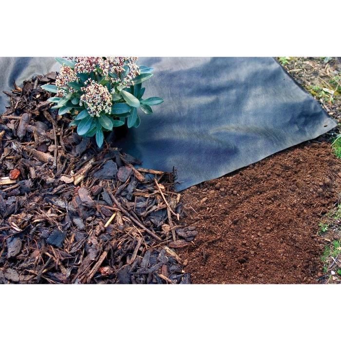 Tissu Anti-mauvaises Herbes Très Résistant - Tapis De Jardinage Pour La