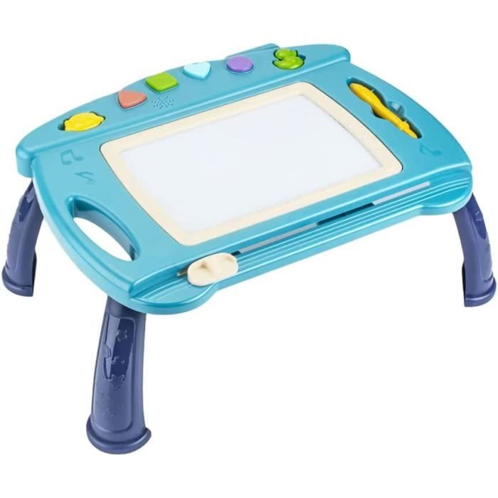 Tableau à Dessin Magnétique Pour Enfants - 3 Hauteurs Réglables, 4 Couleurs, Effaçable, 1 An Et +