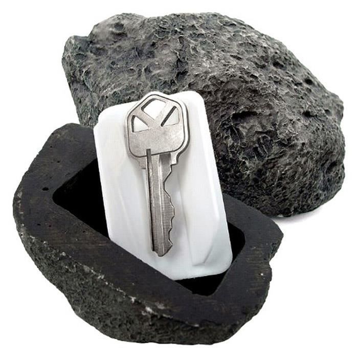 Coffre Cache clé imitation pierre - Cachette pour clés - Cdiscount Maison