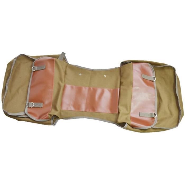 perfeclan Sacoche de Vélo Arrière Siège Sac de Rangement de Bagages Transporteur de Cyclisme Double Sacoche Arrière