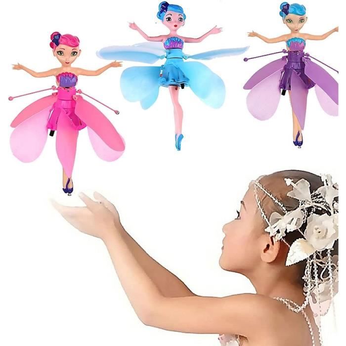 Gprince sirène princesse fée volante avec ailes cadeau poupée princesse  enfants fille jouet 