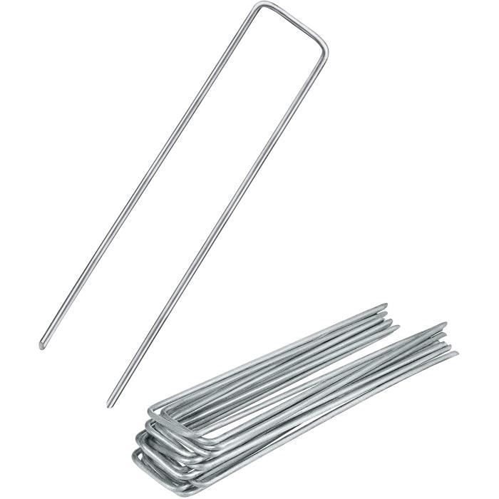 250x Piquets de Tente Anti-Rouille | ancrages dans Le Sol Fixation au