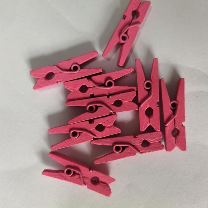 EasyBravo 25pcs Grandes épingles à Linge en Bois, 7,2 cm de Long 1,8 cm