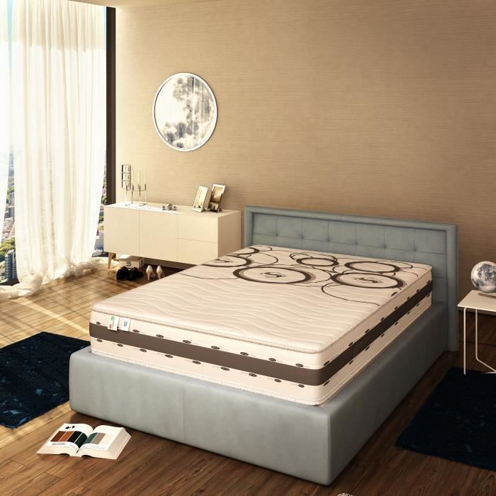 Matelas à Mèmoire de Forme NUIT DARGENT 70x190 cm - Epaisseur 20 cm - Confort Equilibré - 1 personne Matelas à Mèmoire de Forme NUIT DARGENT 70x190 cm - Epaisseur 20 cm - Confort Equilibré - 1 personne