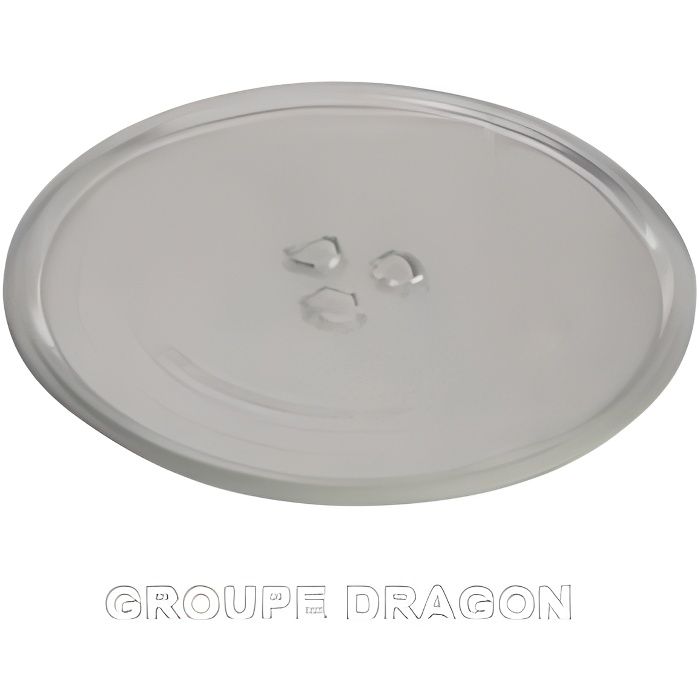 245 mm ABC Products Plateau tournant universel en verre pour four à micro-ondes avec 3 fixations 24,5 cm 245 mm ABC Products Plateau tournant universel en verre pour four à micro-ondes avec 3 fixations 24,5 cm