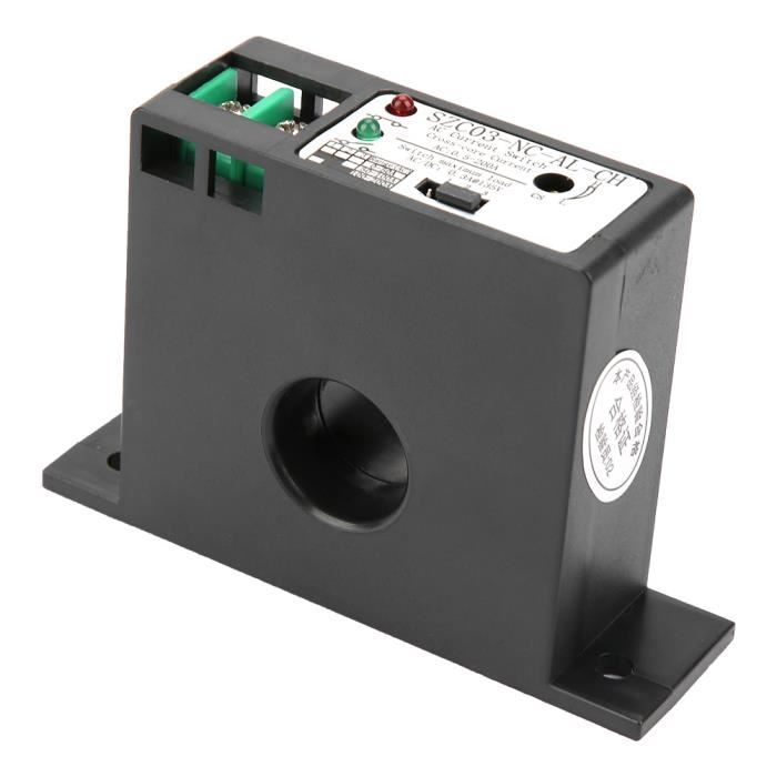 Relais à Induction Auto-alimenté - Détection Courant AC 0,2-30 A, Diamètre Perçage 10 Mm, Contact 0,3A/240V