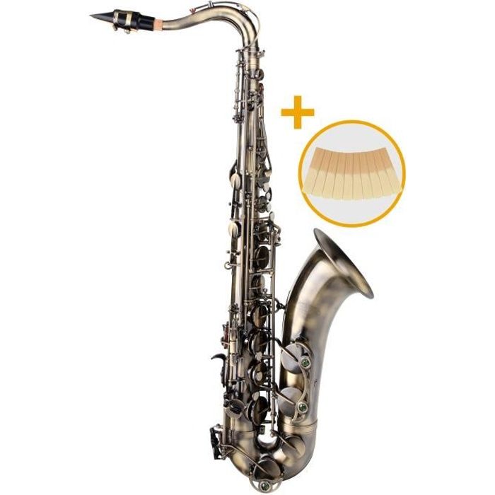 Jouet de Saxophone pour Enfants, Mini Saxophone en Plastique, Instrument de  Musique, Cadeau pour Enfants, Garçons, Filles(Argent)