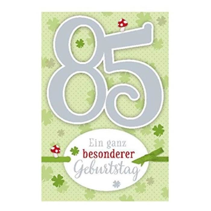 Depesche Carte D Anniversaire 85 Ans Multicolore 5698 107 Cdiscount Beaux Arts Et Loisirs Creatifs