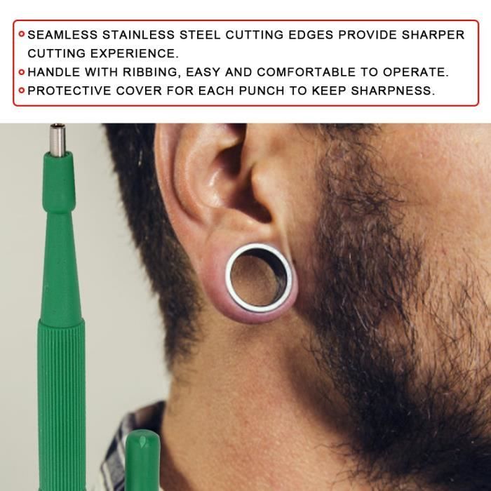 Poinçons De Biopsie Stériles Jetables 2 Mm - Boîte De 50, Pour Usage Médical Ou Piercing