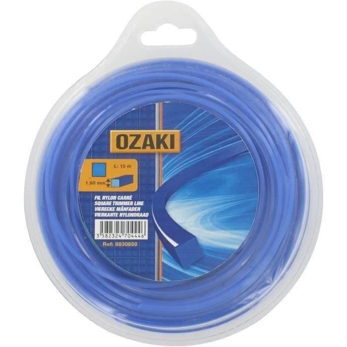 Coque fil nylon carré OZAKI - Longueur: 89m, Ø: 1,60mm
