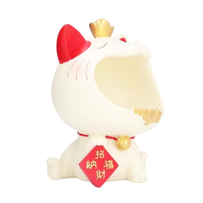 Figurine Chat Porte-bonheur Solaire – Décoration Bureau, Voiture, Maison, Mouvement De La Main