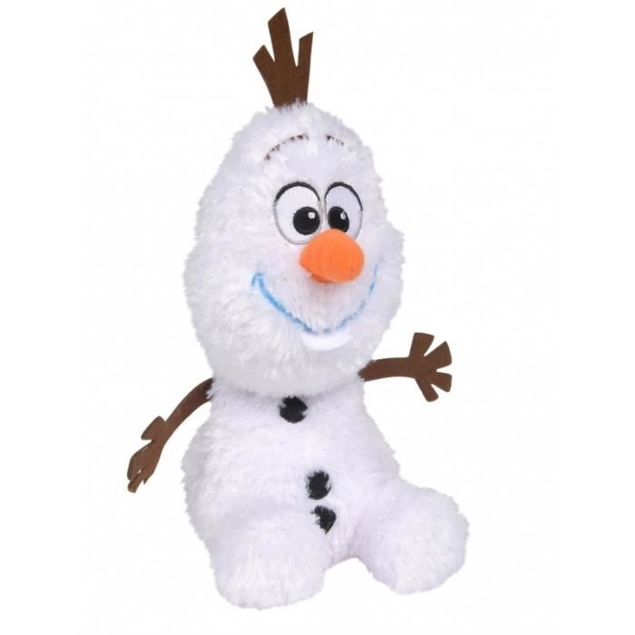 Peluche Olaf Disney Reine des Neiges scintillant 25 cm - Cdiscount Jeux -  Jouets