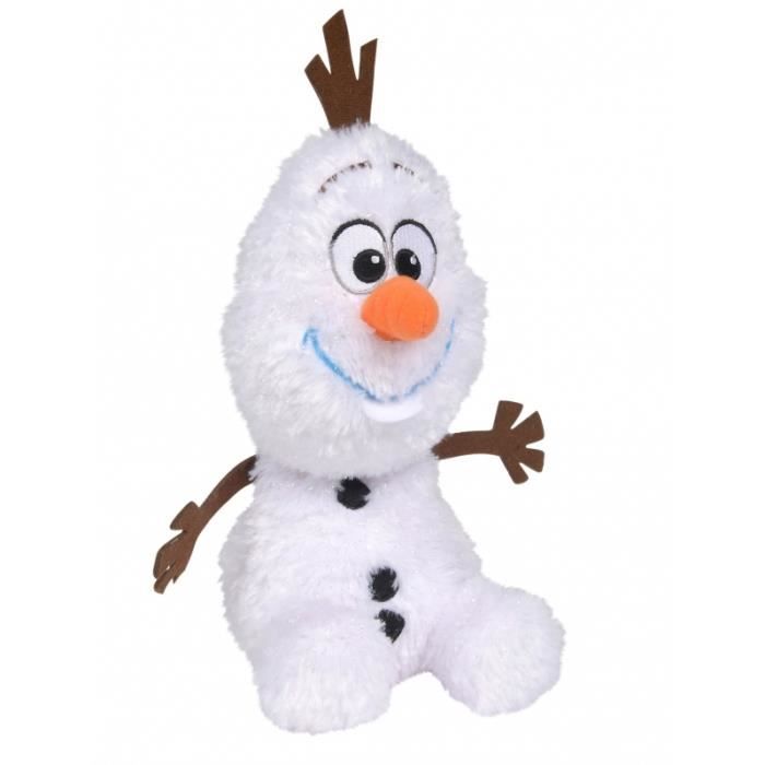 Peluche géante Olaf Bonhomme de Neige 80 cm