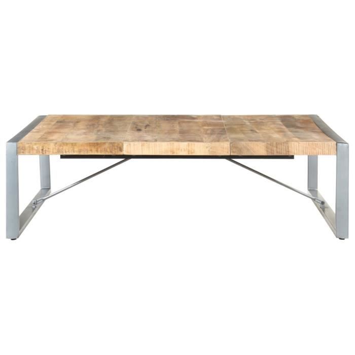 Table basse Table de salon style industriel 140x140x40 cm Bois