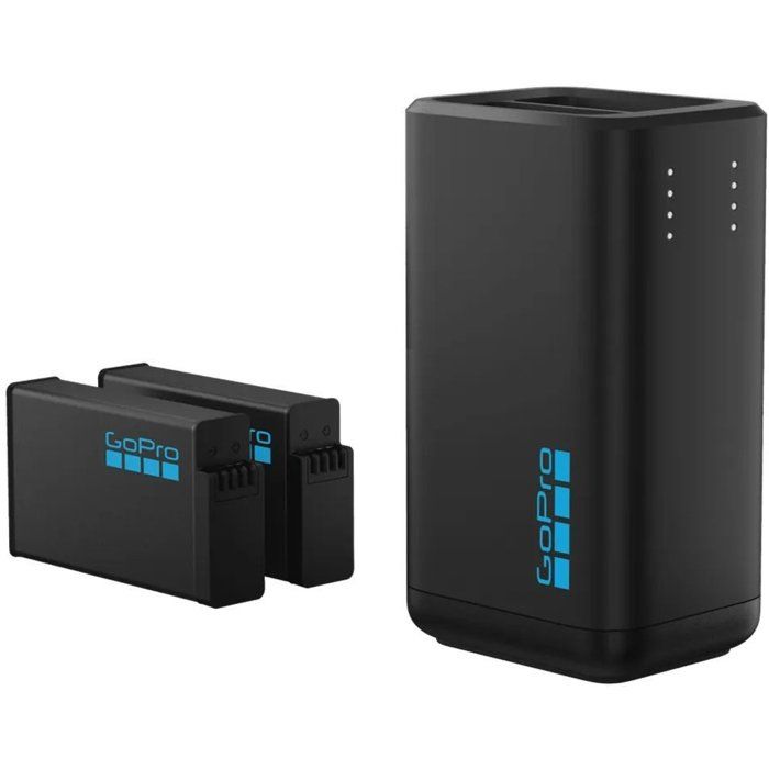 Chargeur de Batterie GoPro AMDBD-001-EU – Charge Rapide avec 2 Batteries Max2