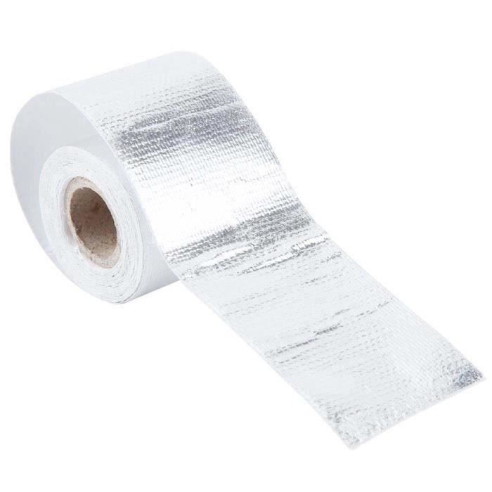 Ruban Adhésif Réfléchissant Heat Shield - Isolation Thermique Pour Tuyaux - Résiste Jusqu'à 454°C - 50mm X 10m