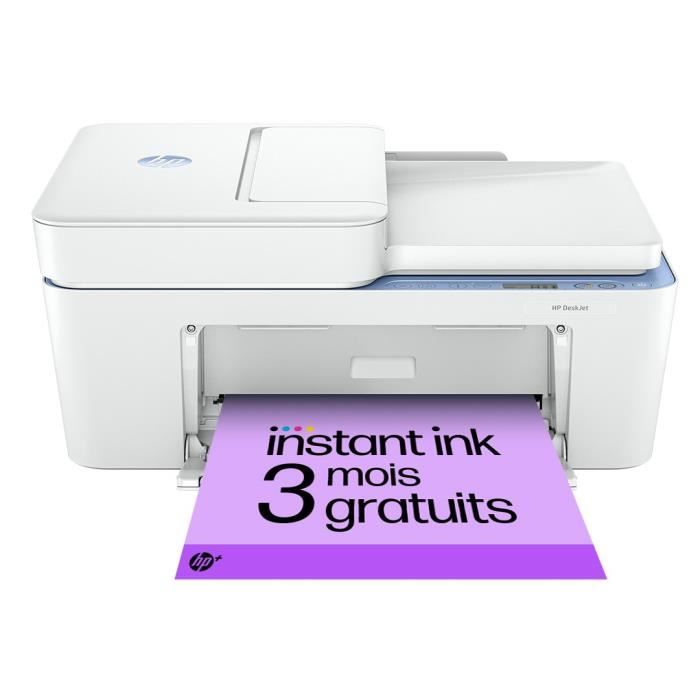 Imprimante tout-en-un HP Deskjet 4222e jet dencre couleur Copie Scan – 3 mois dInstant ink inclus avec HP+