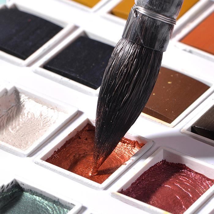 Ensemble D'aquarelles Aux Couleurs Nacrées Métallisées Gansai Tambi De Kuretake | Michaels