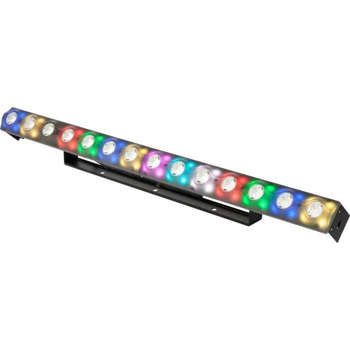 Barre d'animation matricable LED 2-en-1 Ibiza Light FXBAR140 Effet Blinder - Eclairage RVB