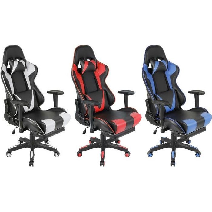 Chaise Gaming ALFORDSON VOGLER - Inclinable 150° Avec Massage USB Rose