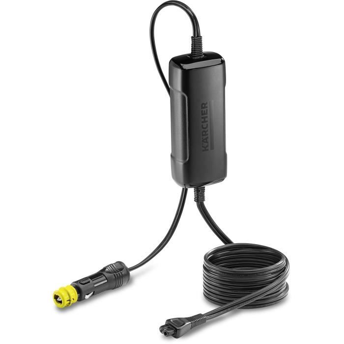 Câble d'alimentation véhicule pour OC3 - KARCHER - Accessoire pour nettoyeur mobile - 2m - Noir