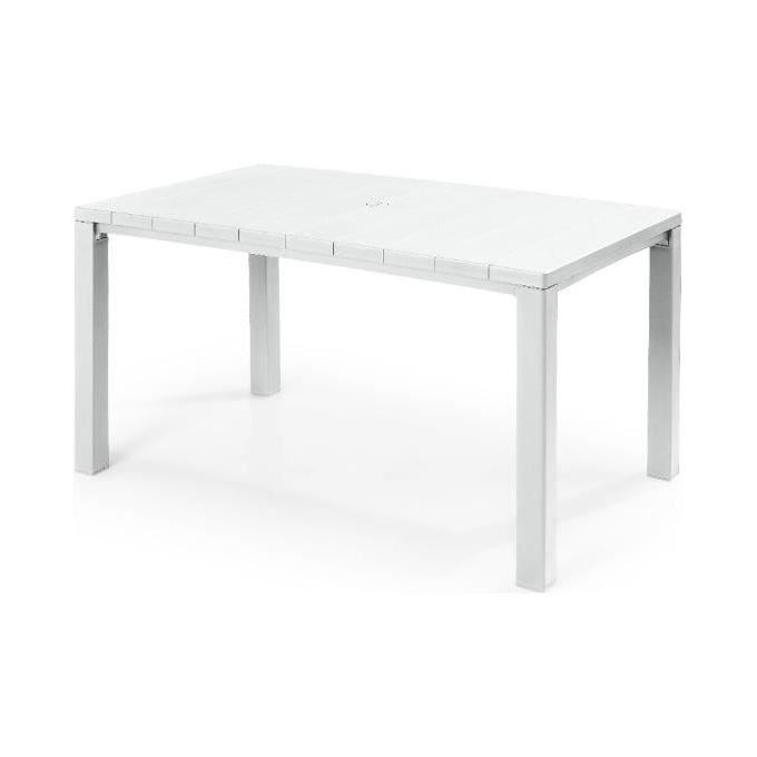 Keter Table d'extérieur Julie Table de Jardin adaptée pour 6