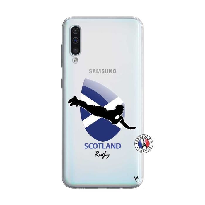 Coque pour Samsung Galaxy A50 motif Coupe du Monde Rugby-Scotland ...