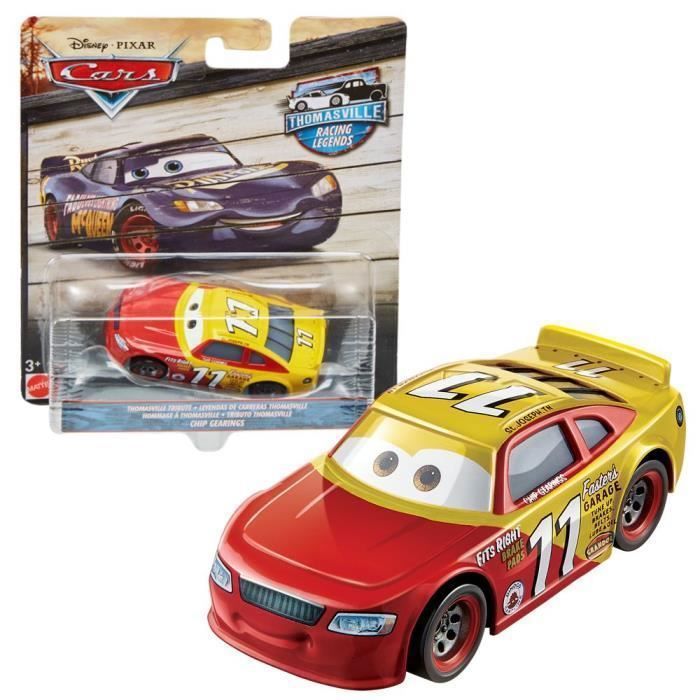 Disney Cars Cast 1:55 - Selection Thomasville Racing - Véhicules de Légende de la Course - Chip Gearings