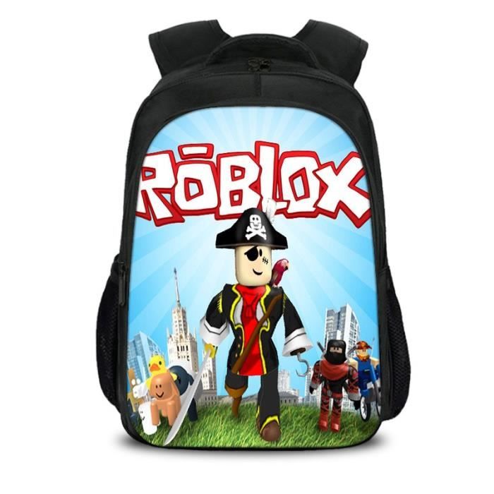 Sac à Dos Roblox – Grand Format 45x31x12 Cm, En Nylon, Poches Latérales Filet, Pour école Et Voyage - 4