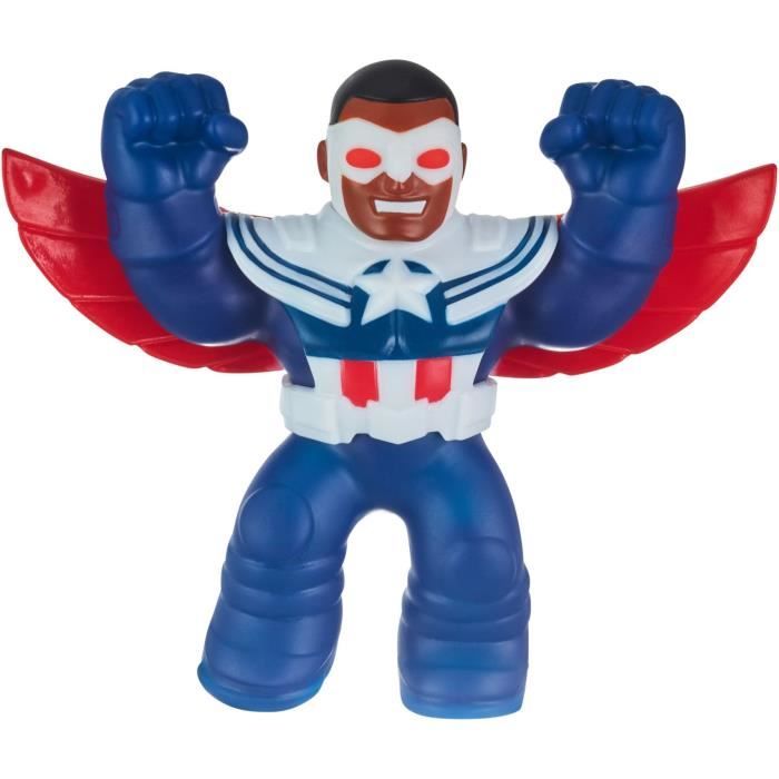 Figurine élastique Sam Wilson Captain America 11 cm - MOOSE TOYS - Goo jit