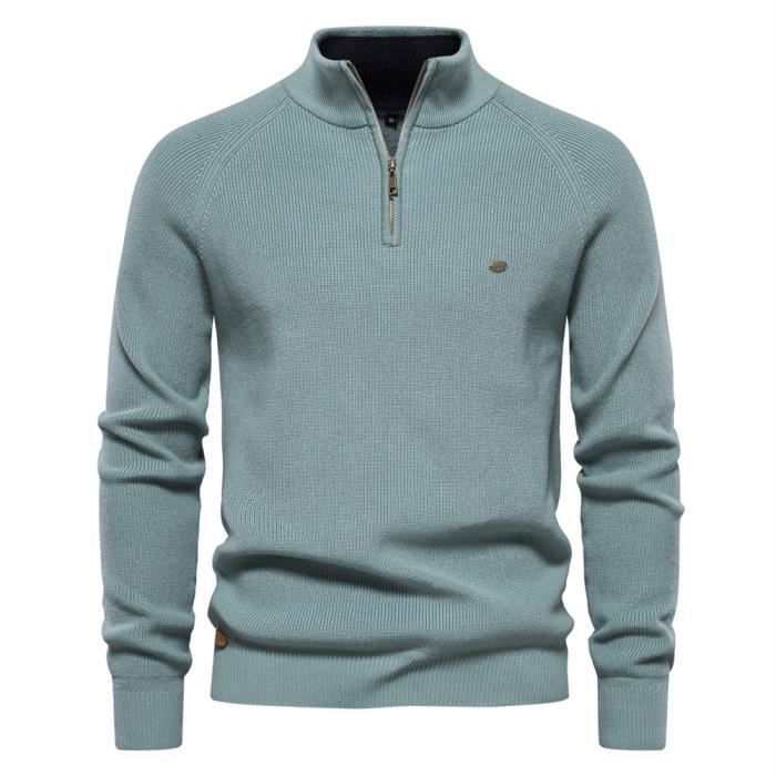 Pull à Fermeture Éclair 1/4 Homme - Höhenhorn - 80% Coton
