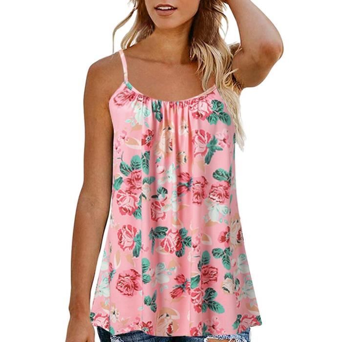Ekouaer Débardeur Femme En Satin - Sans Manches Col V
