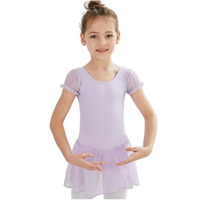 Vêtement Cours Danse Justaucorps Danse Classique Bloch Femme - Manches Courtes - Encolure Avant/Arrière Justaucorps Femme Ballet