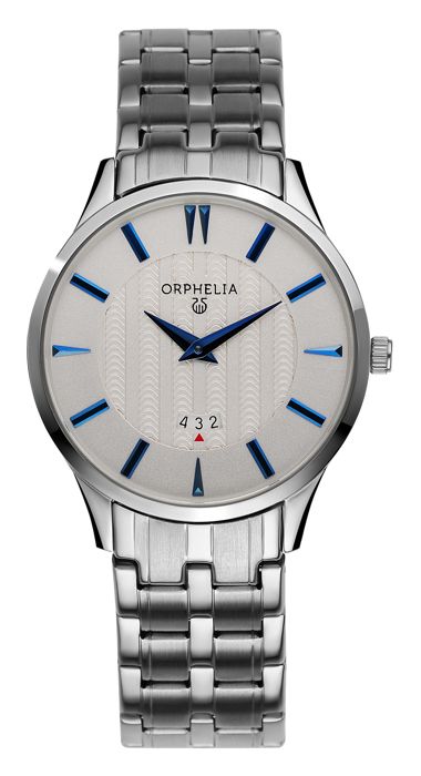 ORPHELIA - Montre Hommes - Quartz - Analogique - Bracelet en Acier inoxydable - Argent - OR62501