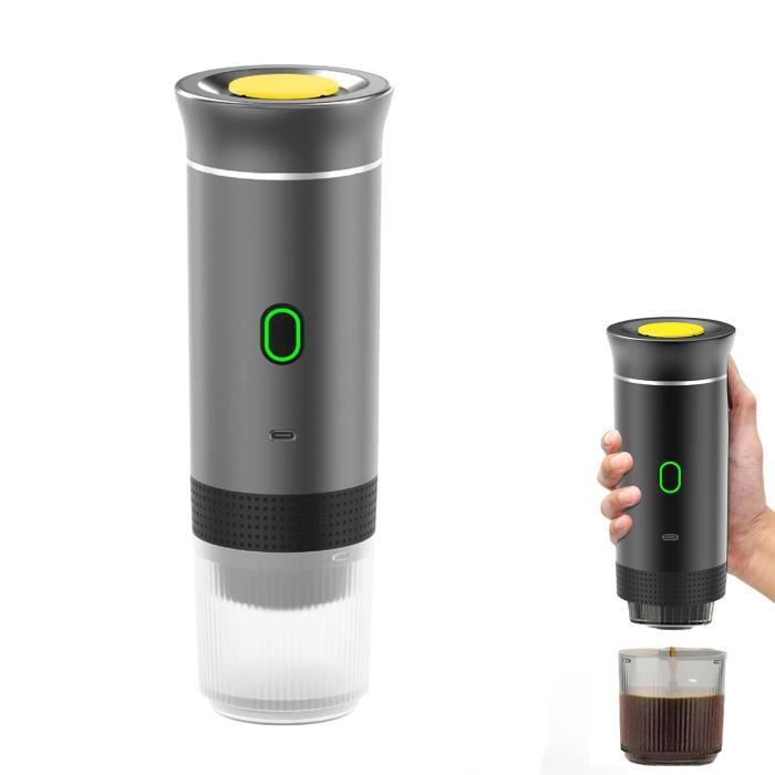 achine à Cafe Portable, 3 En 1 Cafetiere Portable 12V, Auto-Chauffage De 4 à 6 inutes, Petites