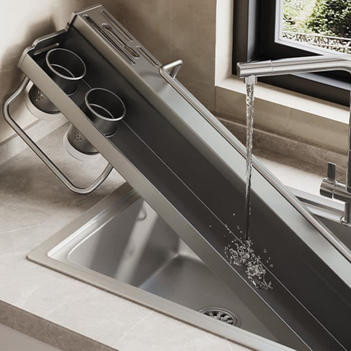 FoiiLiio Étagère à Épices - Lot De 2, étagère Extensible 4 Niveaux Pour Cuisine - Gain De Place Et Rangement Malin