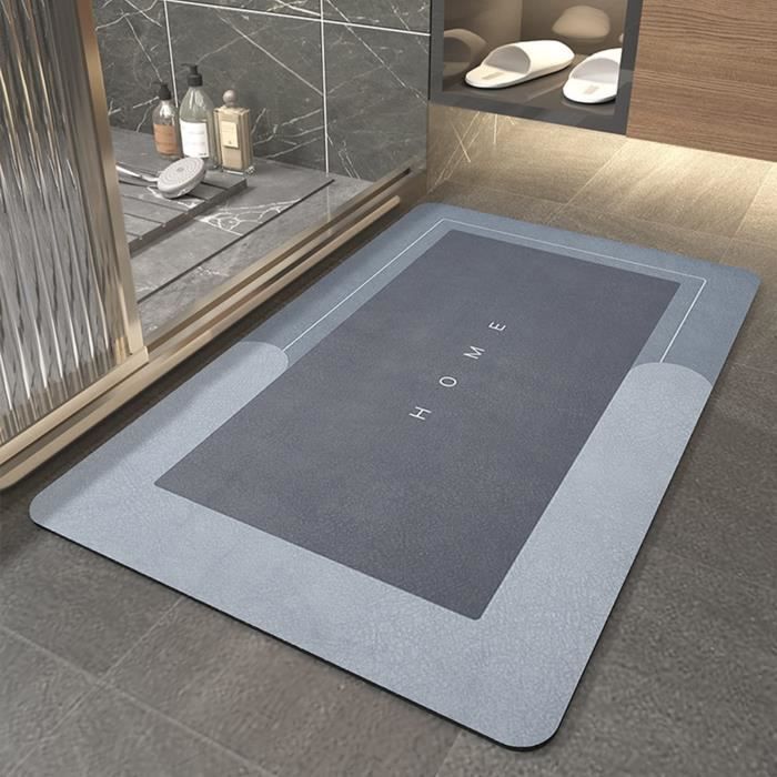 Tapis De Bain G-LIKE Vert 40x60cm - Antidérapant, Absorbant Et Lavable En Machine