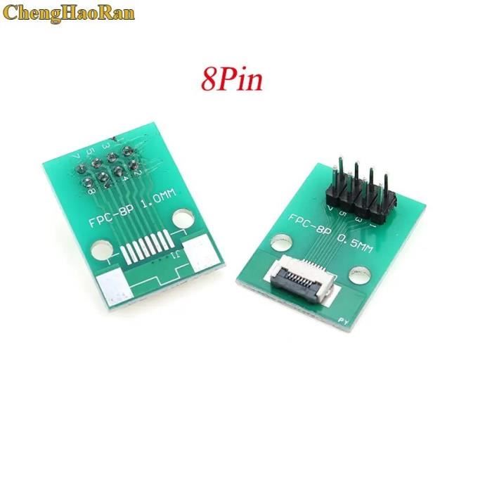 Lot De 10 Cartes Adaptateurs FPC-24P Pour Test écran LCD - Pas Multiple 0,5 Mm / 1,0 Mm - Pour Réparation Et Diagnostic