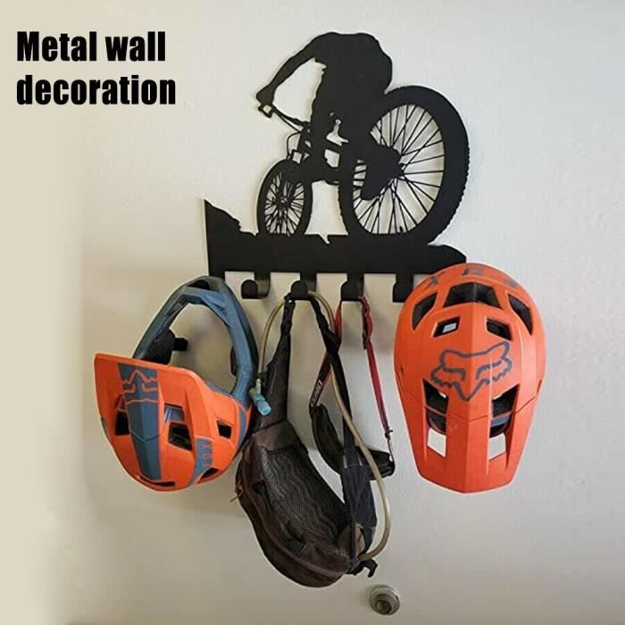 Support de forme de vélo de montagne, décoration murale en métal