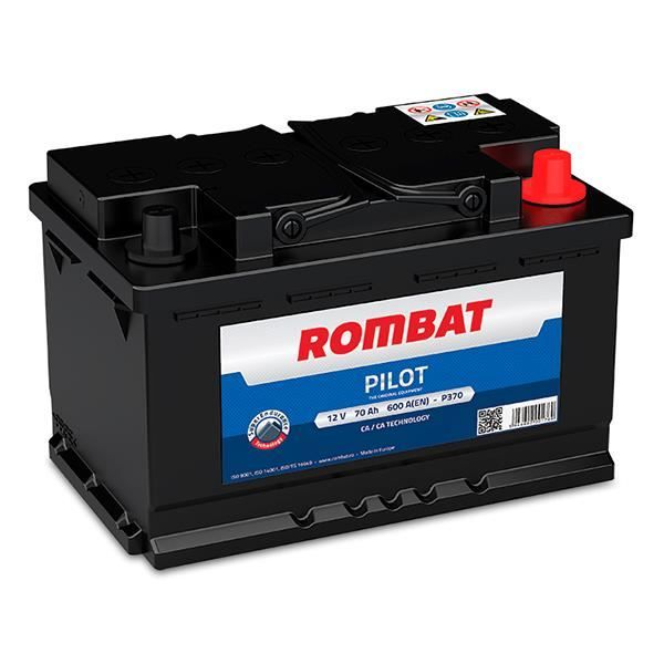 Rombat - Batterie voiture Rombat Pilot P370 12V 70Ah 600A-Rombat -  Cdiscount Auto