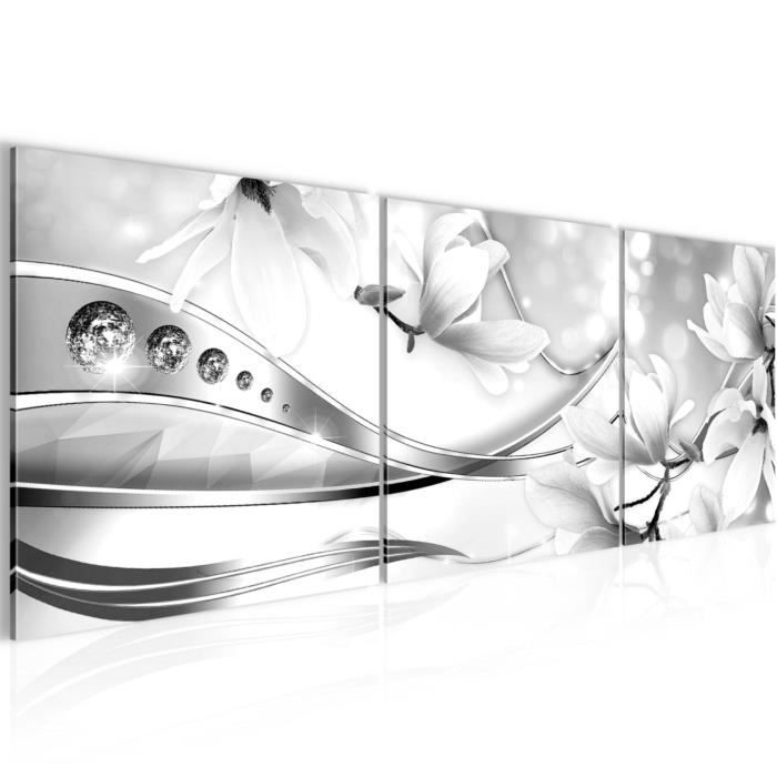 Runa Art Quadro Fiori Magnolia Moderni Murale - Made In Germany - La