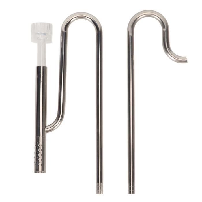 Comparer les prix de SALUTUYA Lot De Tuyau Entrée Sortie Inox Pour Aquarium Avec Skimmer