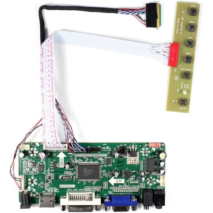 Carte Contrôleur Hd-Mi Vga 30 Pin Edp Pour Écran Lcd 27 2560X1440 2K