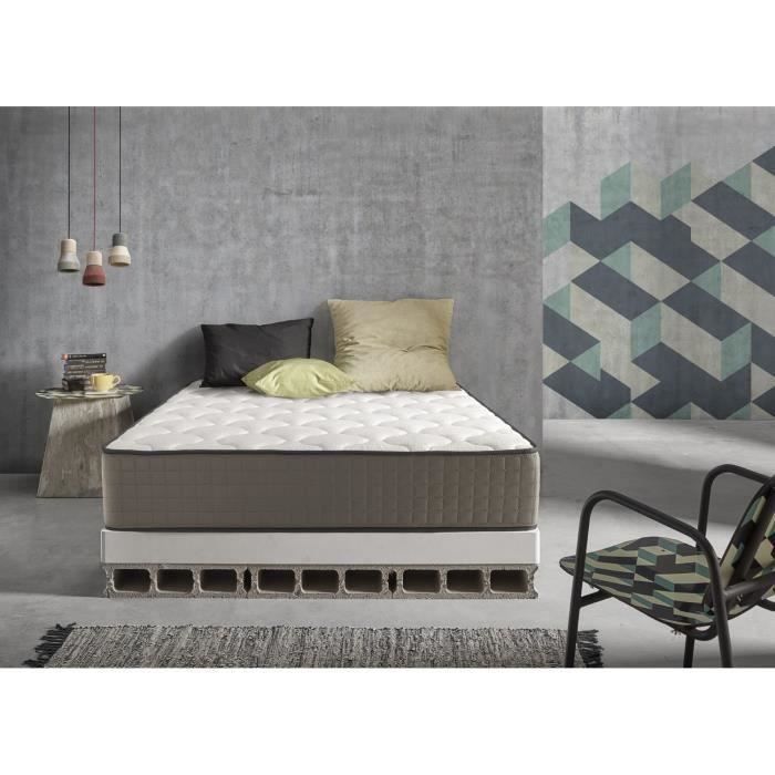 SIMPUR RELAX - Matelas 140x190 cm - Natur Plus® - Mousse Mémoire de Forme - Épaisseur epaisseur 30 cm - Aération Excellente -