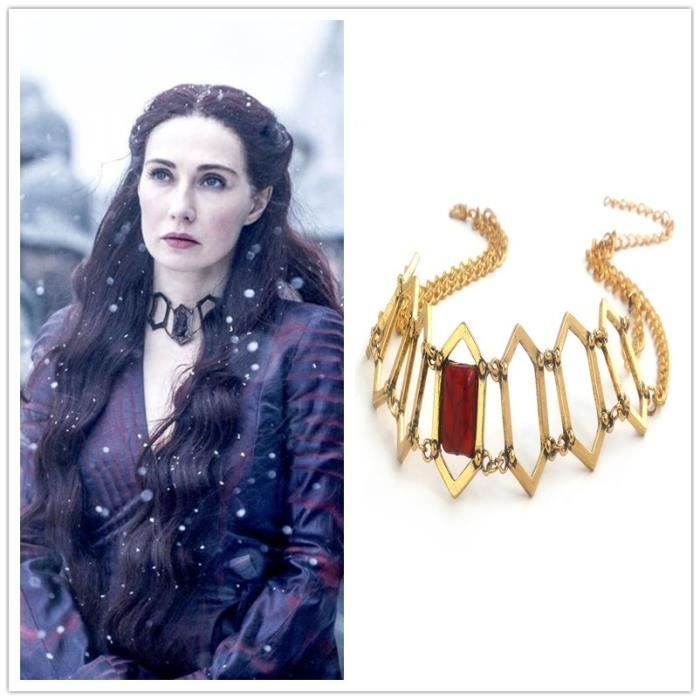 collier femme rouge game of thrones collier femme rouge game of thrones