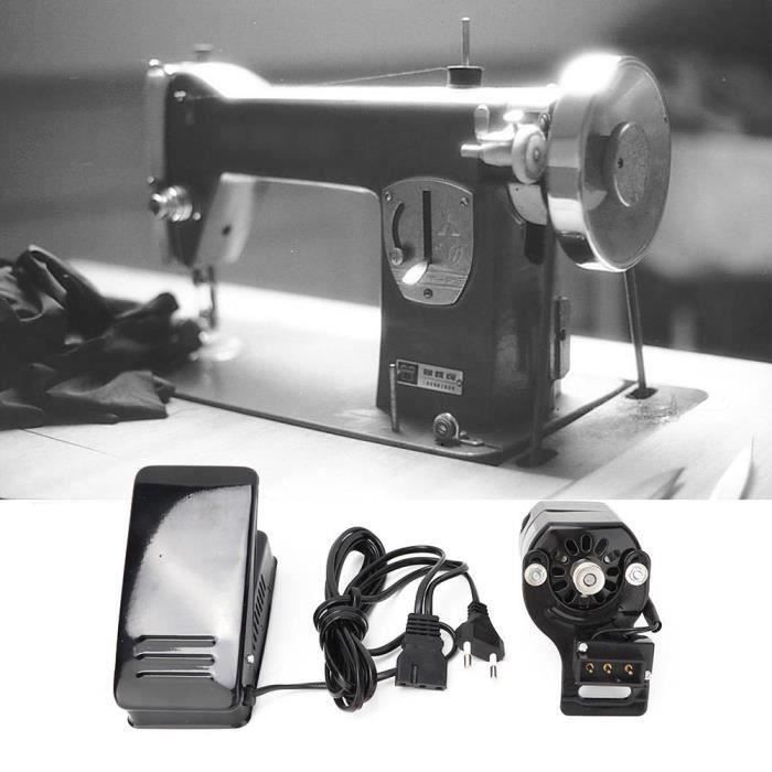 Lightpédale de couture Moteur de Machine à coudre 100W et kit de pédale de pied ensemble pièces