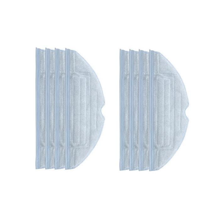 Lot De 10 Chiffons Microfibre De Rechange Pour Robot Aspirateur Redkey R10 - Lavables - Nettoyage Efficace Des Sols - 10